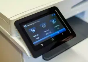 Wireless Icon on your Touch Screen Printer